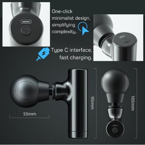 Rechargeable Massage Gun – Deep Tissue Muscle Massager